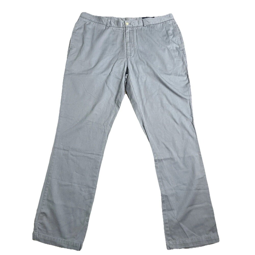 Vineyard Vines Men's Chino‎ Slim Fit Club Pants 40X32 Gray Flat Front Preppy